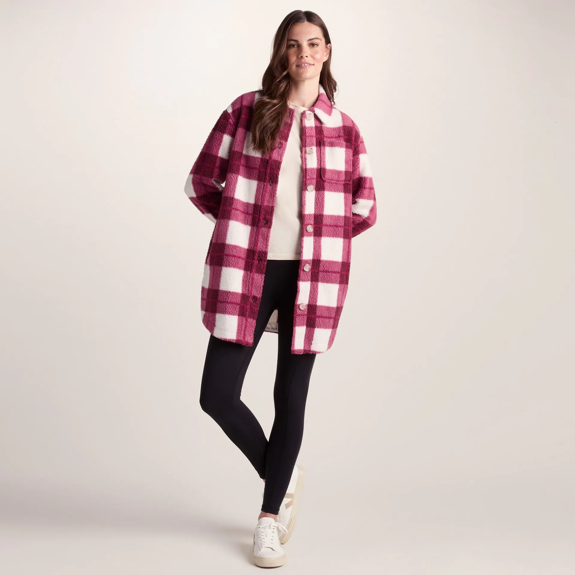 sally-womens-shacket-burgundy-LWwJLwXV-1.webp Online TOG24 Sally Womens Shacket Burgundy Check