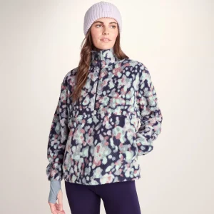 Sale TOG24 Sara Womens Sherpa Fleece Pebble Print