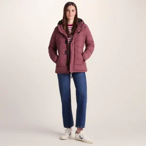 Clearance TOG24 Sleight Womens Padded Short Parka Burgundy