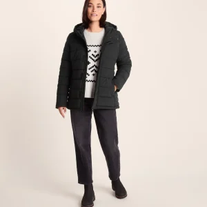 New TOG24 Sleight Womens Padded Short Parka Black