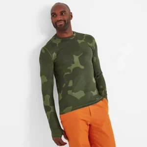 Online TOG24 Snowdon Mens Thermal Base Layer | Khaki Pixelated Camo