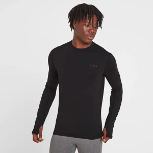 Hot TOG24 Snowdon Mens Thermal Base Layer Crew Neck Black