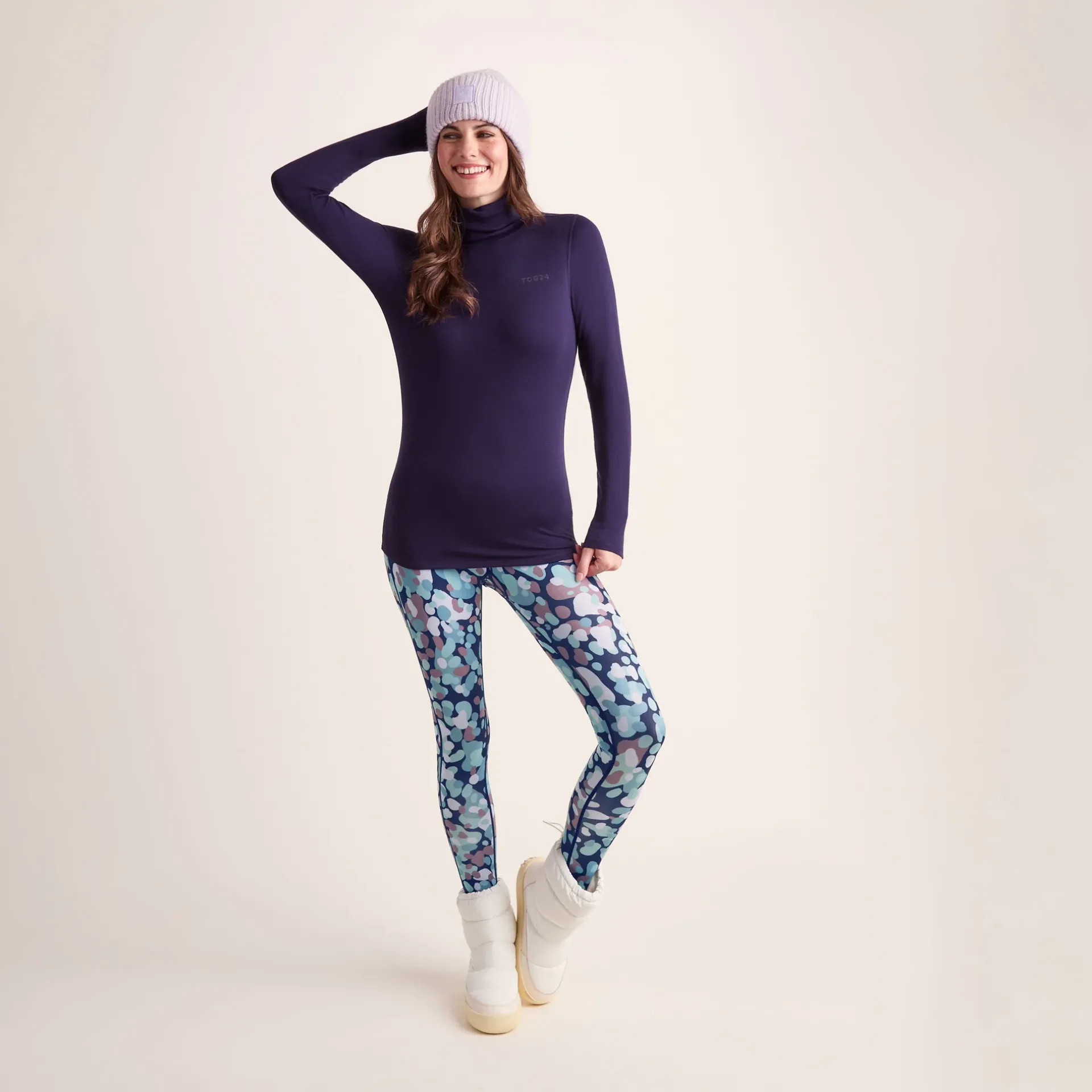 snowdon-womens-thermal-base-la-VsgnsdxZ-1.webp Best TOG24 Snowdon Womens Thermal Base Layer Legging Scatter Print