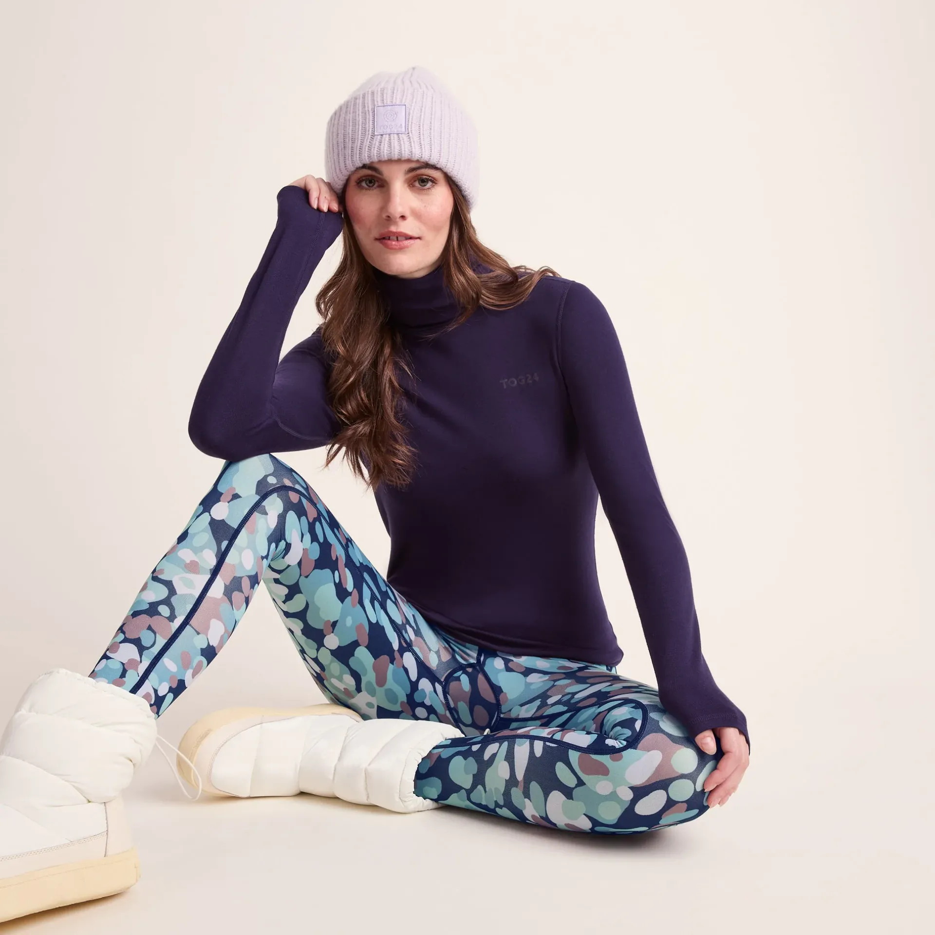 snowdon-womens-thermal-base-la-VsgnsdxZ-3.webp Best TOG24 Snowdon Womens Thermal Base Layer Legging Scatter Print