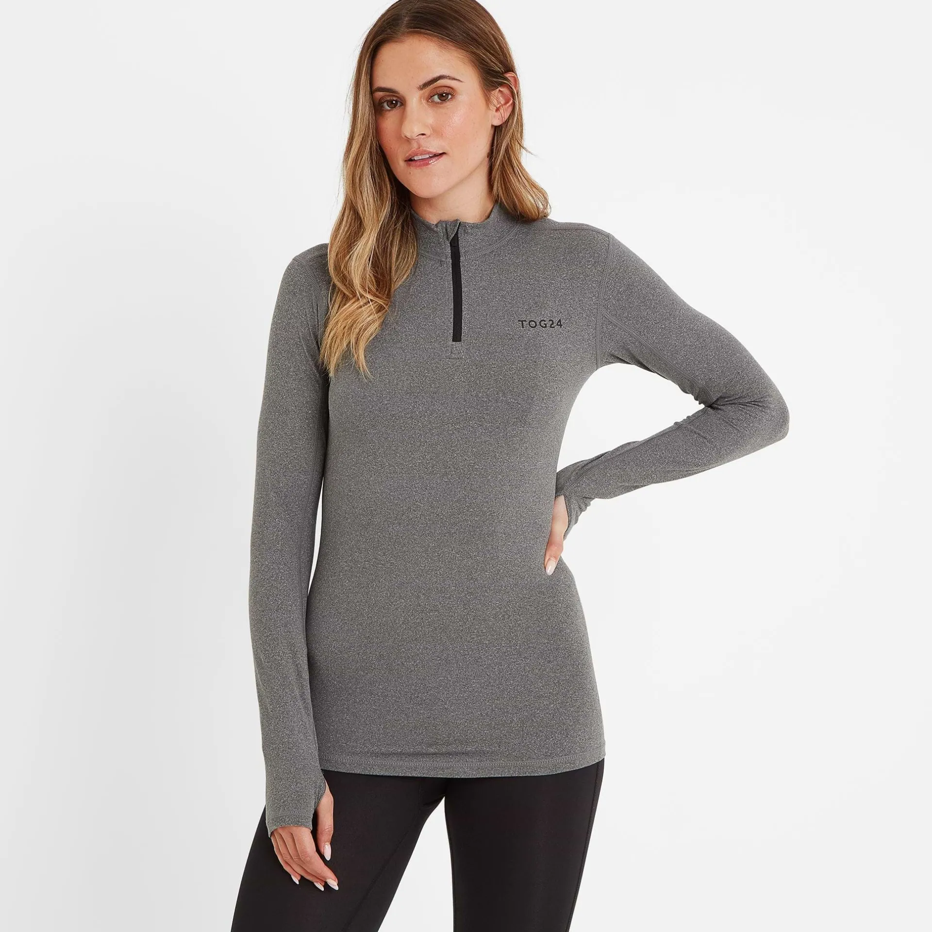 snowdon-womens-thermal-base-la-wIzkUluh-1.webp Discount TOG24 Snowdon Womens Thermal Base Layer Quarter Zip Grey Marl