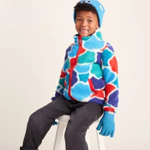 Clearance TOG24 Soay Kids Shaun The Sheep Knit Gloves Sky Blue