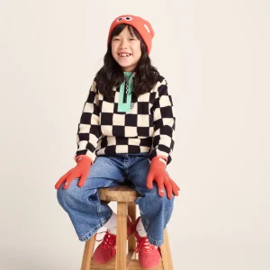 Outlet TOG24 Soay Kids Shaun The Sheep Knit Gloves Satsuma Orange