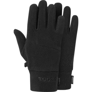Outlet TOG24 Stride Microfleece Gloves Black