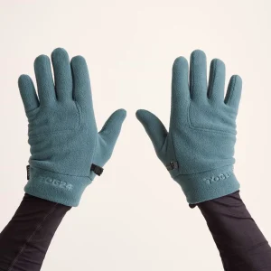 Online TOG24 Stride Microfleece Gloves Dark Turquoise