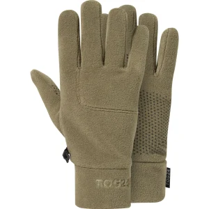 Sale TOG24 Stride Microfleece Gloves Khaki
