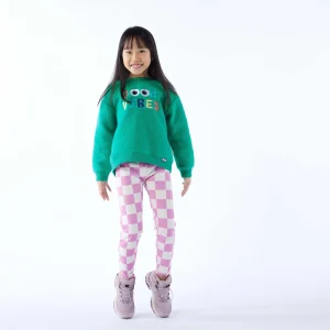 Discount TOG24 Swaledale Kids Shaun The Sheep Sherpa Sweat Jungle Green