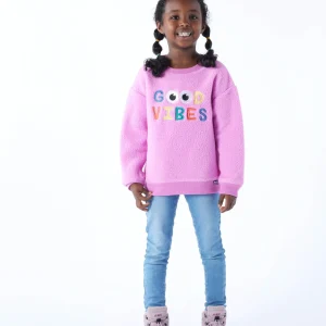 New TOG24 Swaledale Kids Shaun The Sheep Sherpa Sweat Piglet Pink