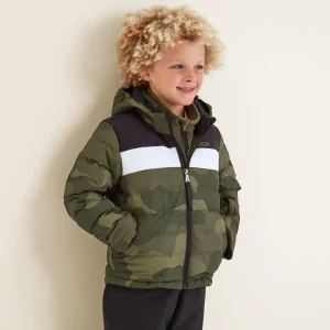 Discount TOG24 Swift Kids Ski Jacket Khaki Pixel Camo/Black