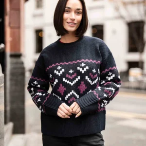 Outlet TOG24 Tamara Womens Knitted Jumper Dark Indigo