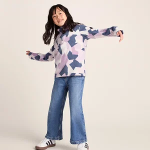 Fashion TOG24 Toffolo Kids Zipneck Fleece Abstract Mountain Print