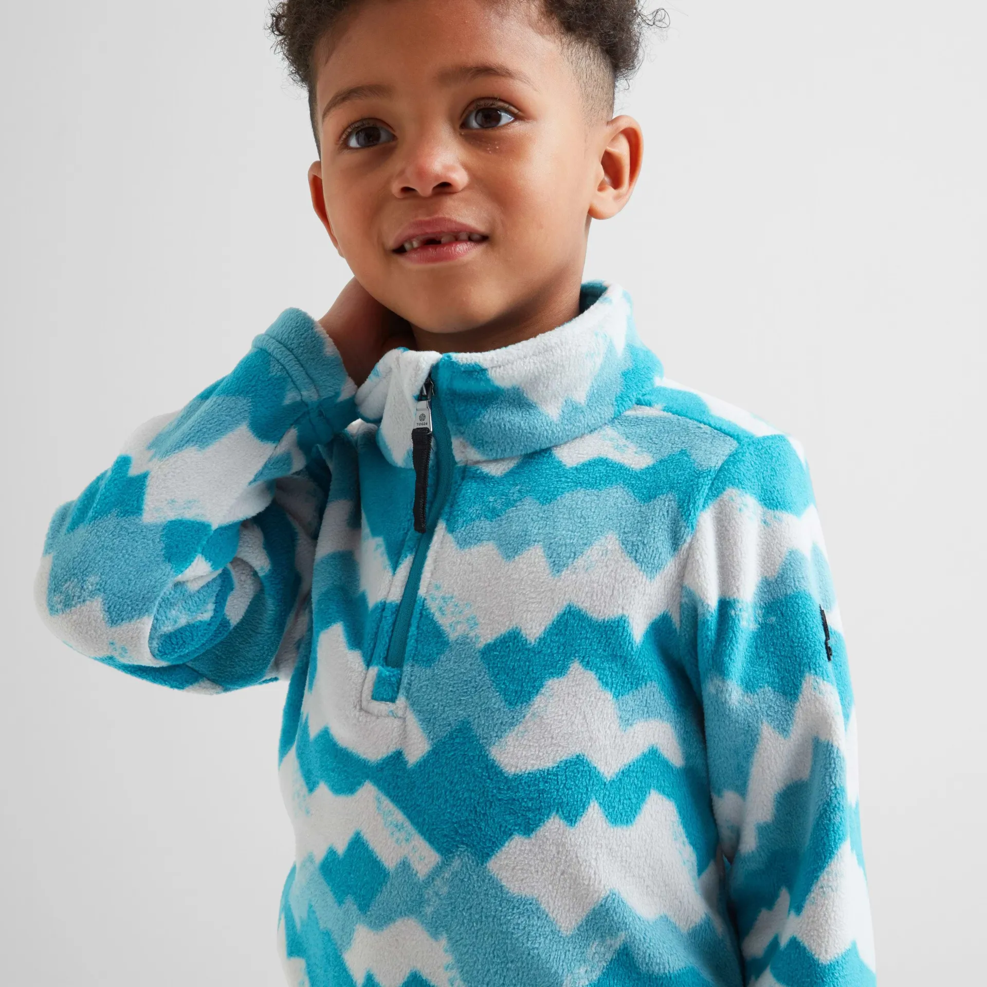 toffolo-kids-zipneck-fleece-mo-IKxjGPYL-4.webp Discount TOG24 Toffolo Kids Zipneck Fleece Mosaic Mountain Print