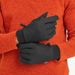 Best TOG24 Tornado Black Marl Windproof Powerstretch Gloves |