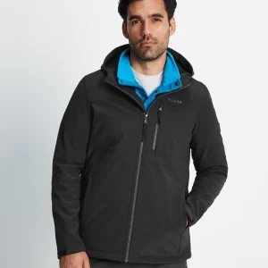 Best TOG24 Truro Mens Hooded Softshell Jacket Black