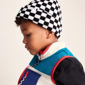 Discount TOG24 Uda Kids Shaun The Sheep Knit Hat Black White Checkerboard