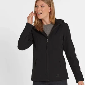Outlet TOG24 Valley Womens Softshell Hoody Black