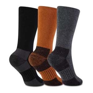 Discount TOG24 Villach 3 Pack Mens Trek Socks Black/Mahogany/Dk Grey Marl