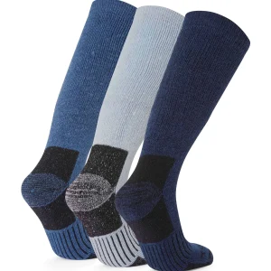 New TOG24 Villach 3 Pack Womens Starry Night Trek Socks | Starry Night/Blueberry/Ice Blue